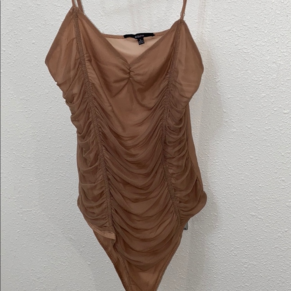 Brown nude  bodysuit